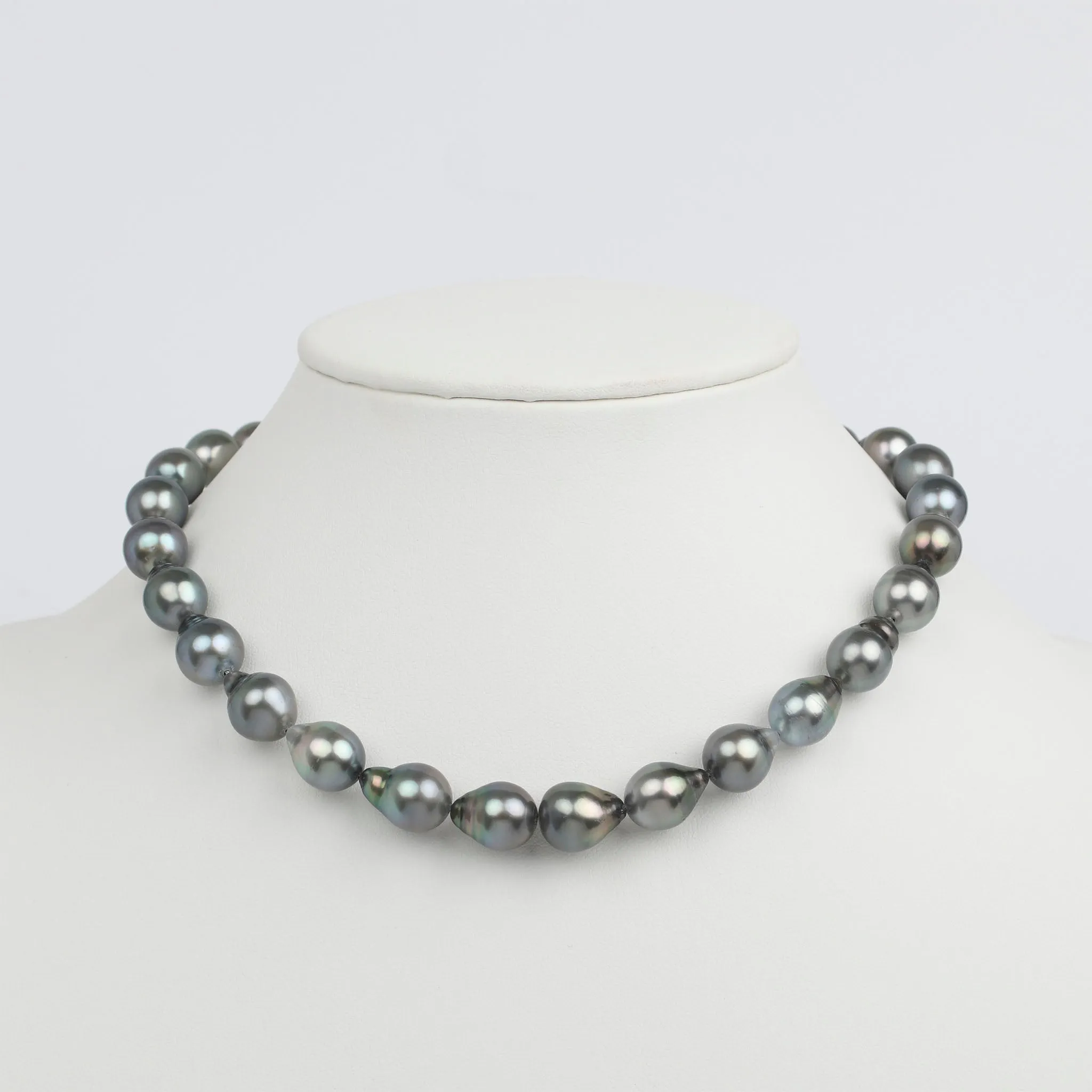 11.2-11.9 mm AAA Tahitian Drop Pearl Necklace