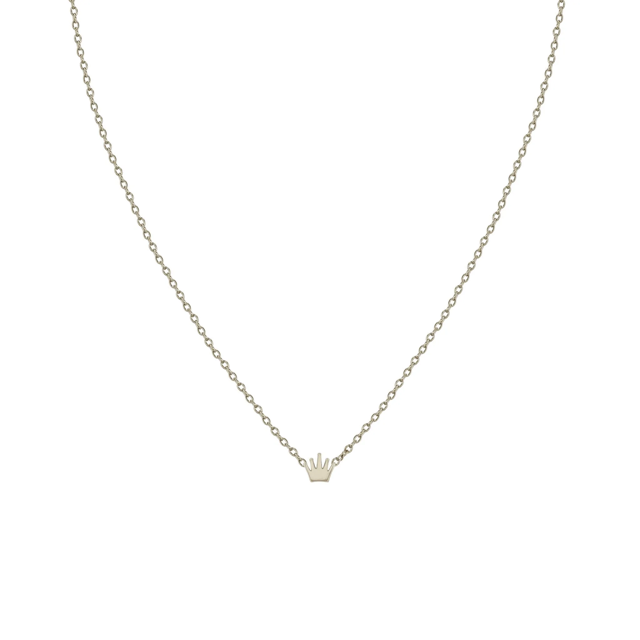 14k Itty Bitty Crown Necklace