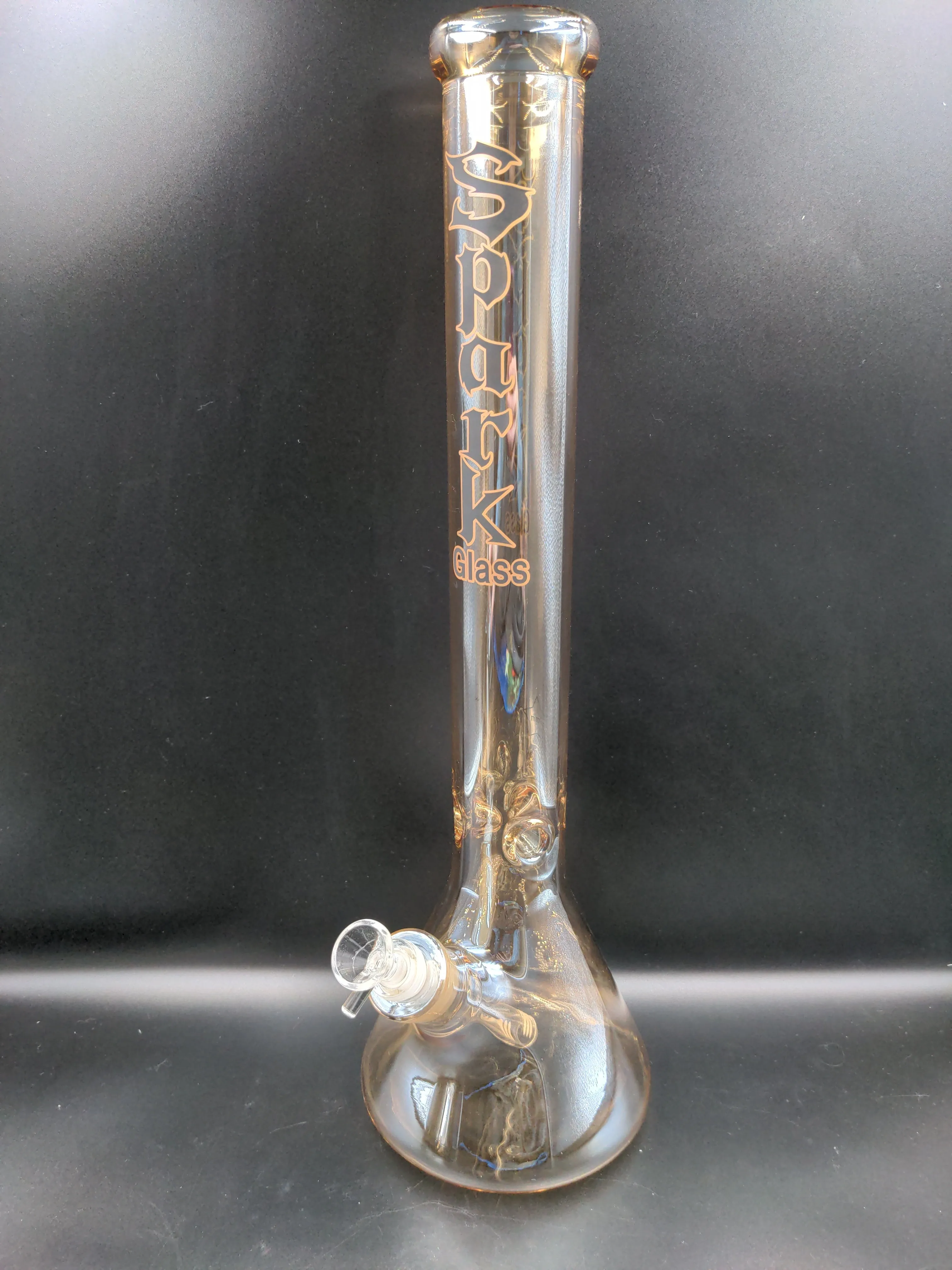 18 SPARK 7mm Metallic Tint Glass Bong