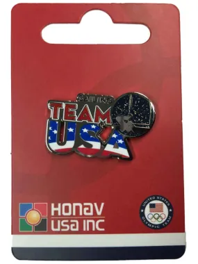 2020 Summer Olympics Tokyo Japan "Team USA" Sailing Pictogram Metal Lapel Pin