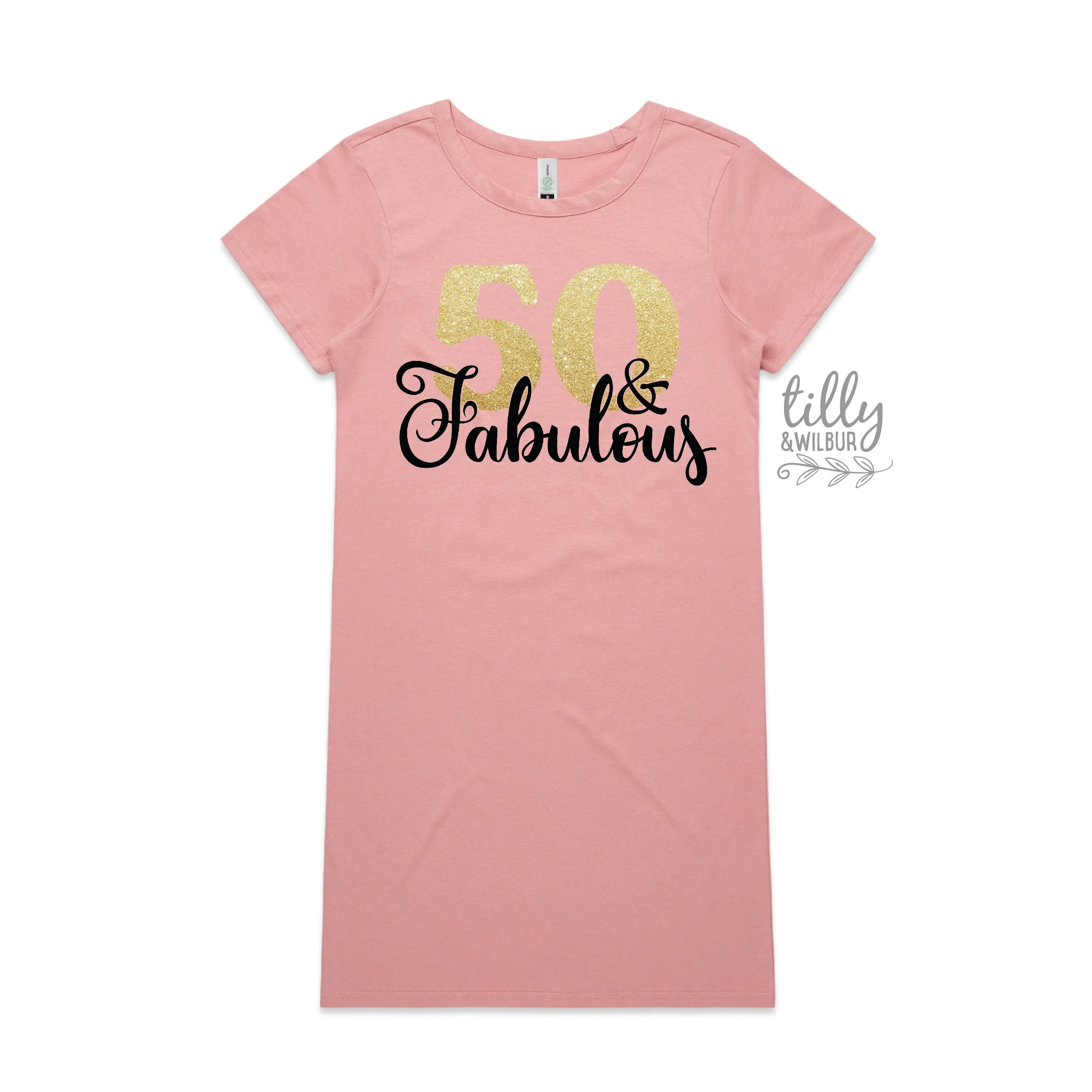 50 And Fabulous T-Shirt Dress