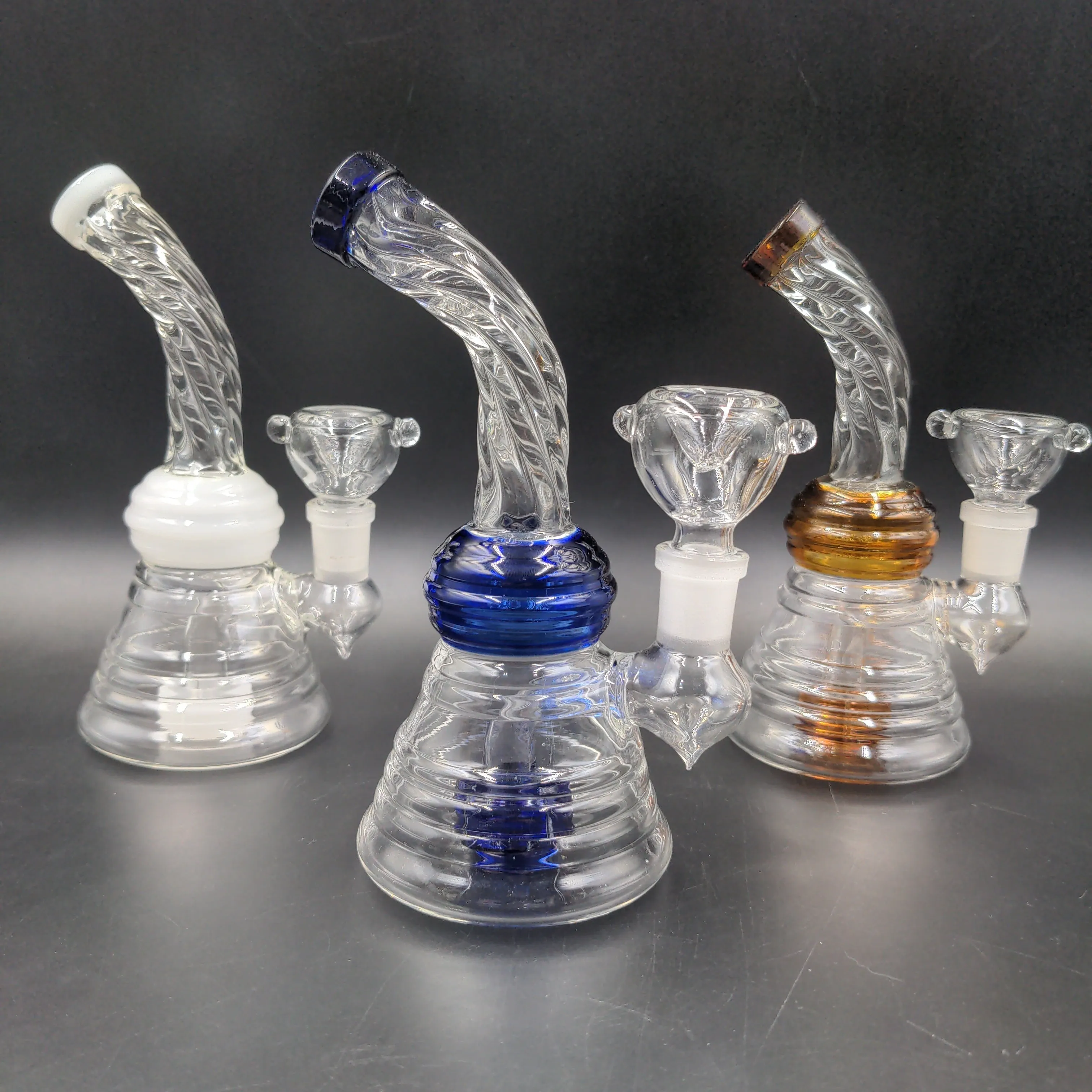 6 Mini Twisted Neck Beaker