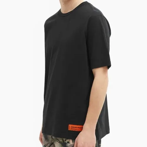 (60% OFF) HERON PRESTON Simple Logo Tee Black