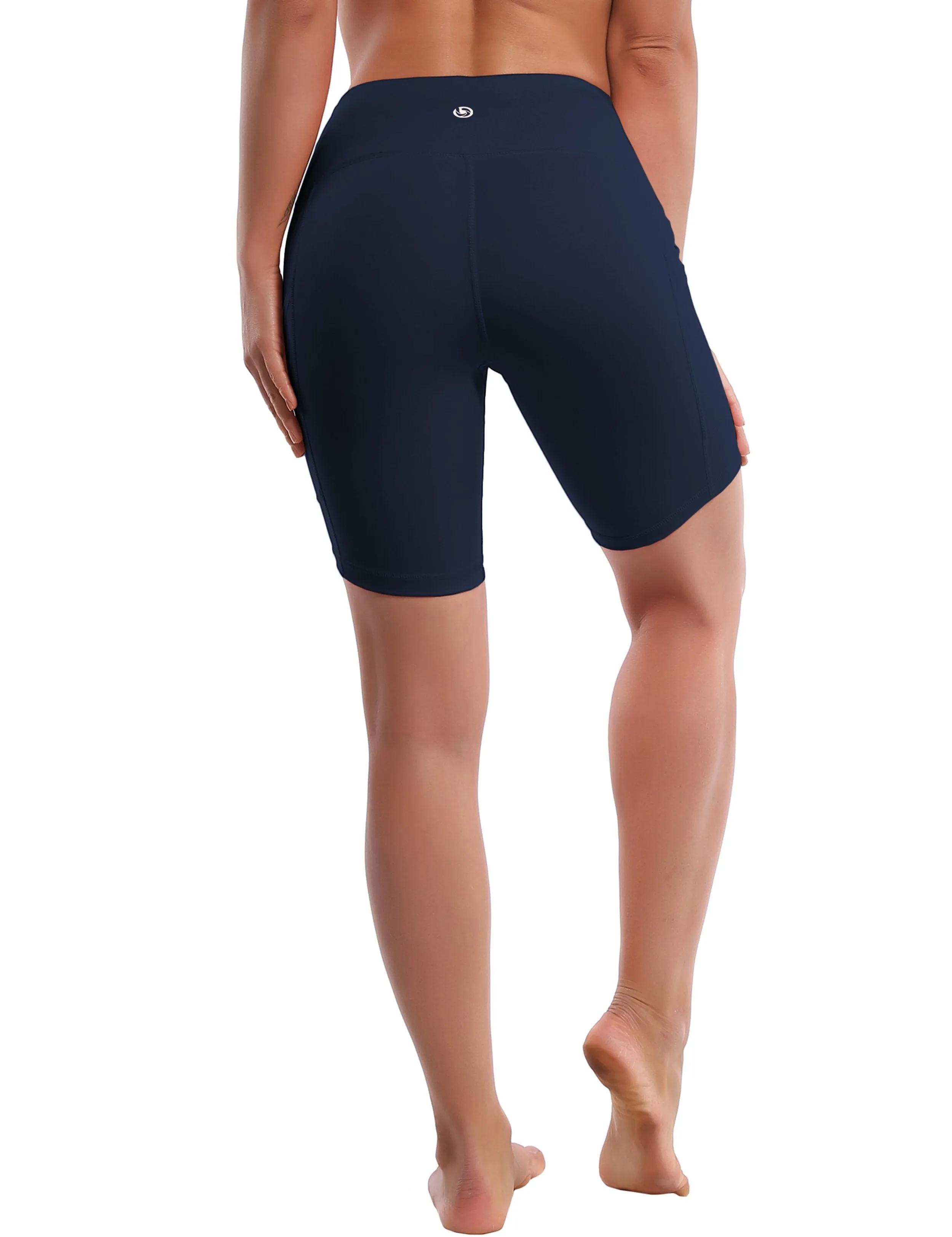 8 Side Pockets yogastudio Shorts darknavy ins_yogastudio