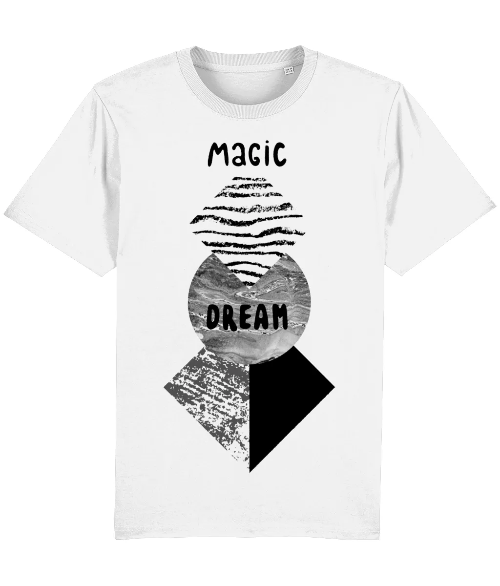 Abstract geometry shapes with watercolor & grunge - Magic Dream T-shirt