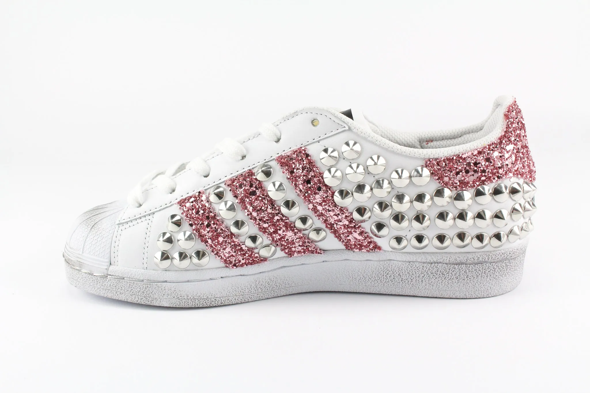 Adidas Superstar Total Borchie & Pink Glitter