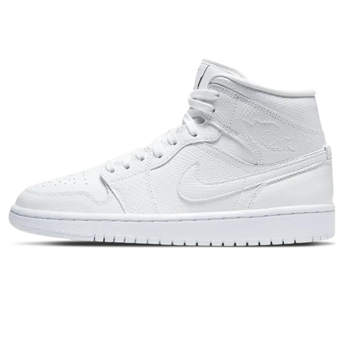 Air Jordan 1 Mid Wmns 'White Snakeskin'