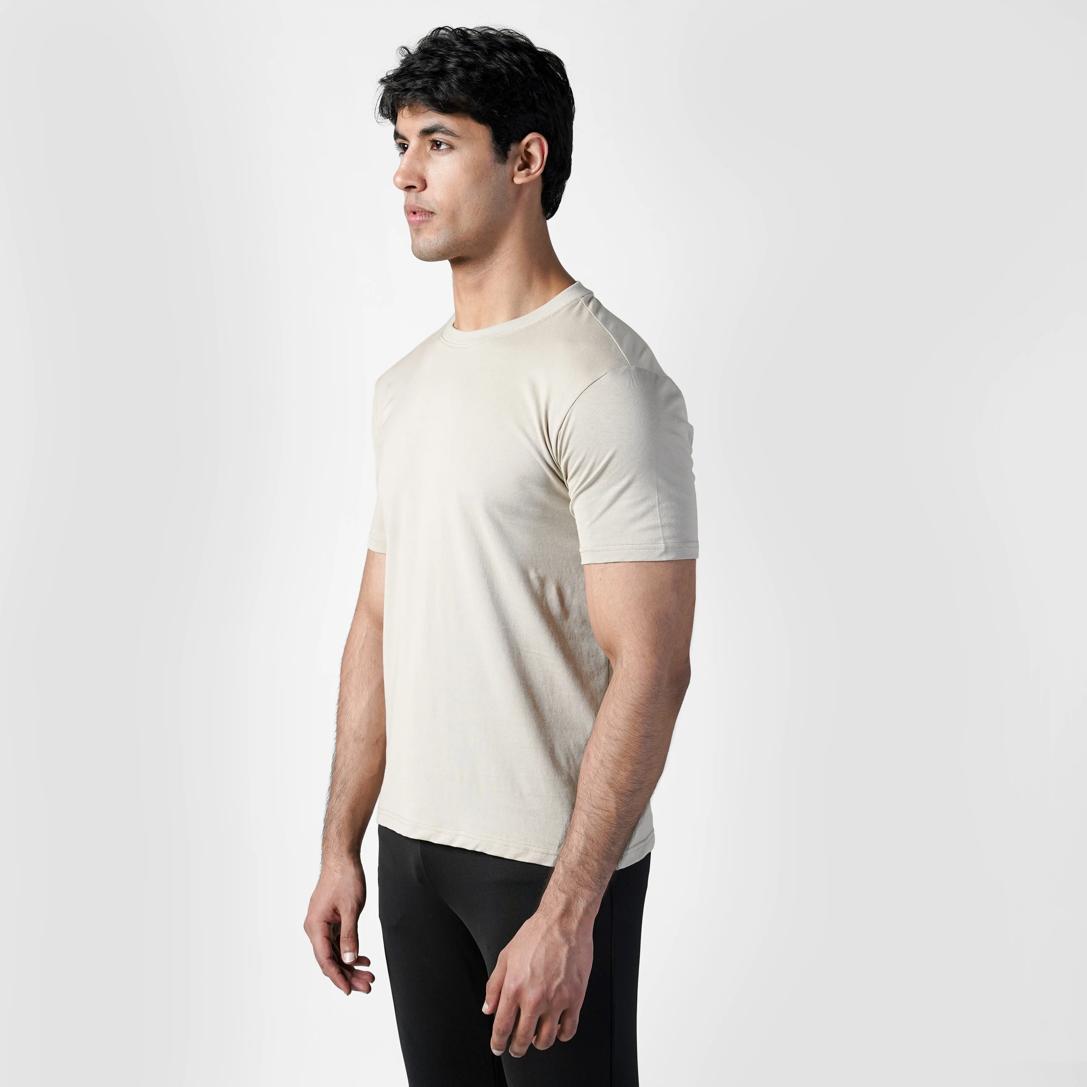 All-Day Wear Tee (Beige)