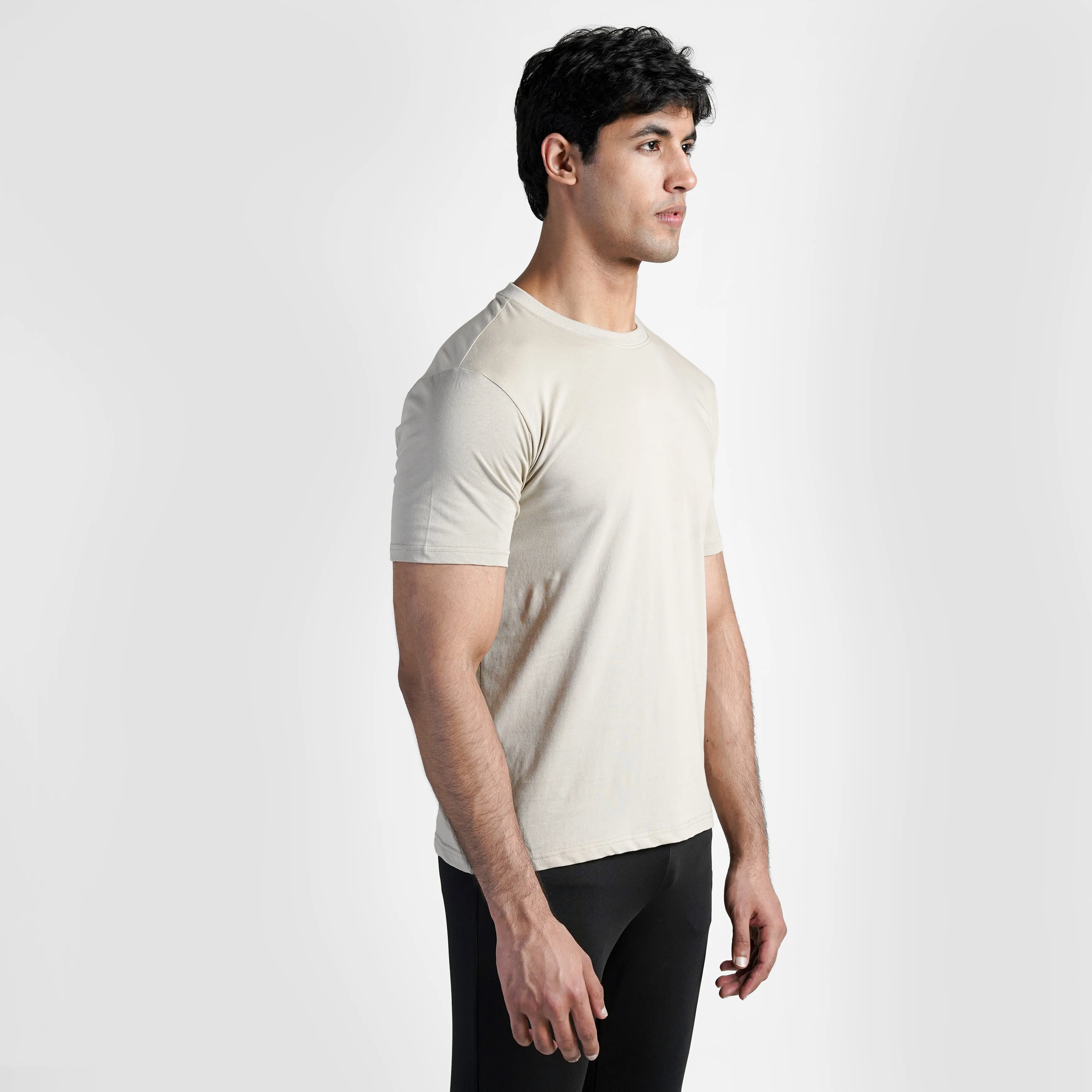 All-Day Wear Tee (Beige)