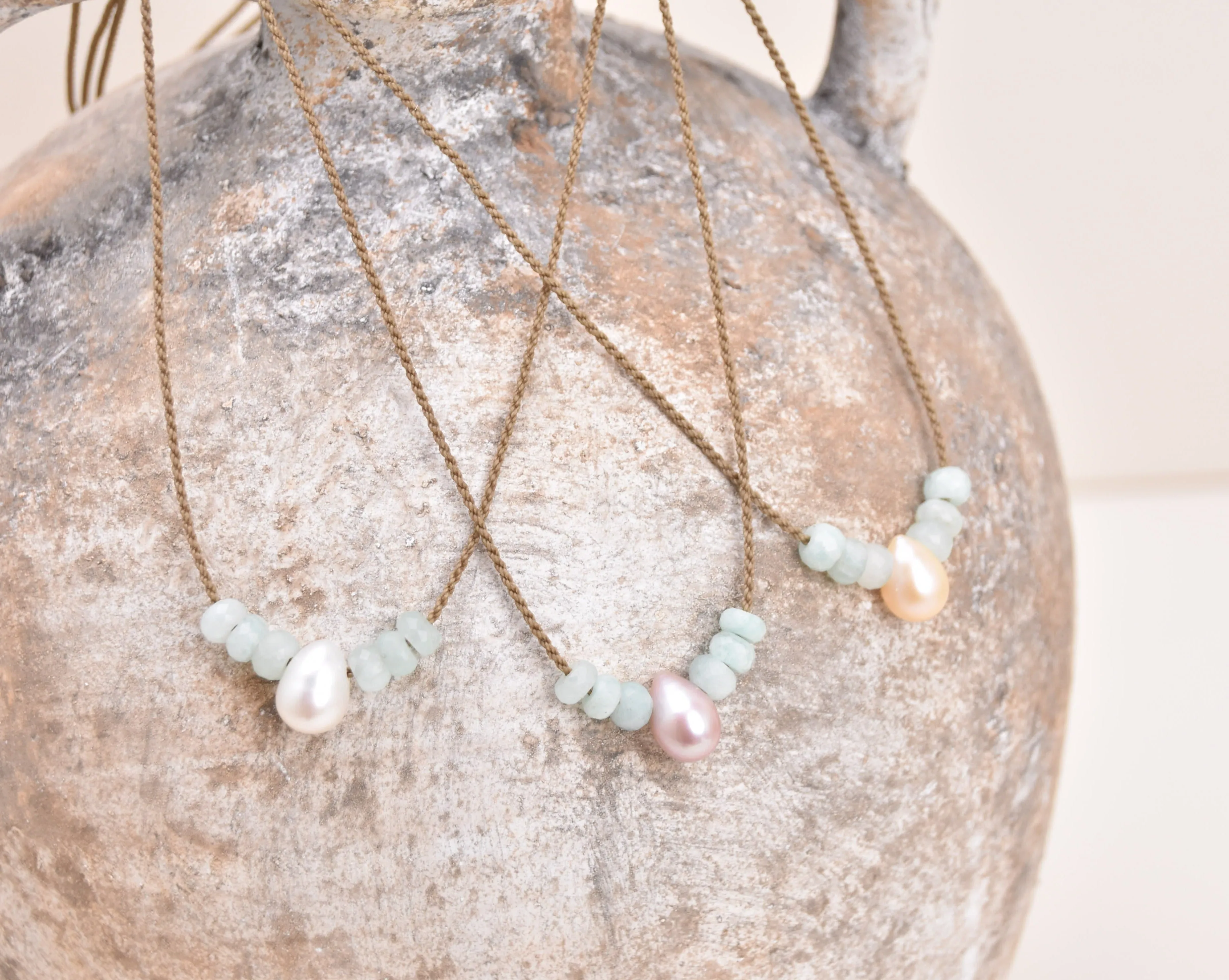 Amazonite   Teardrop Pearl Bohemian