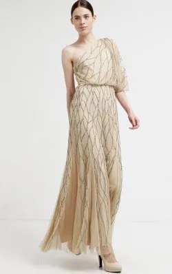 Art Deco Shoulder Gown