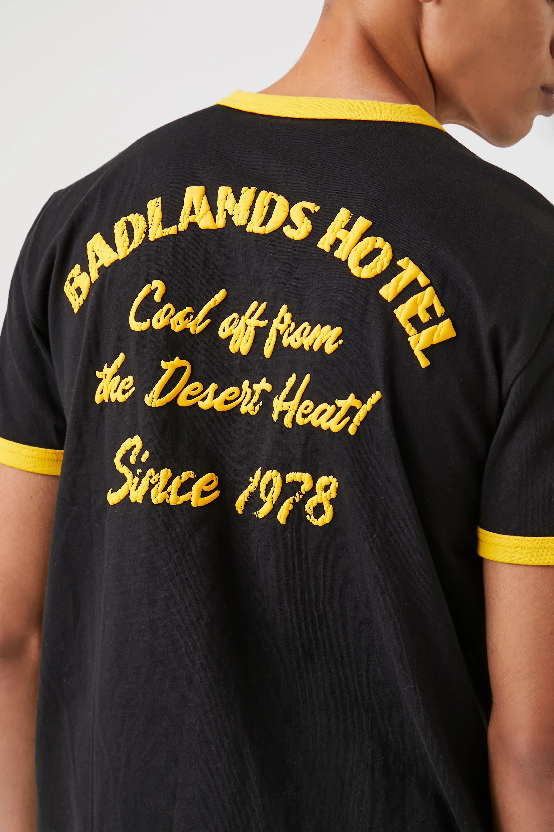 Badlands Hotel Ringer Tee