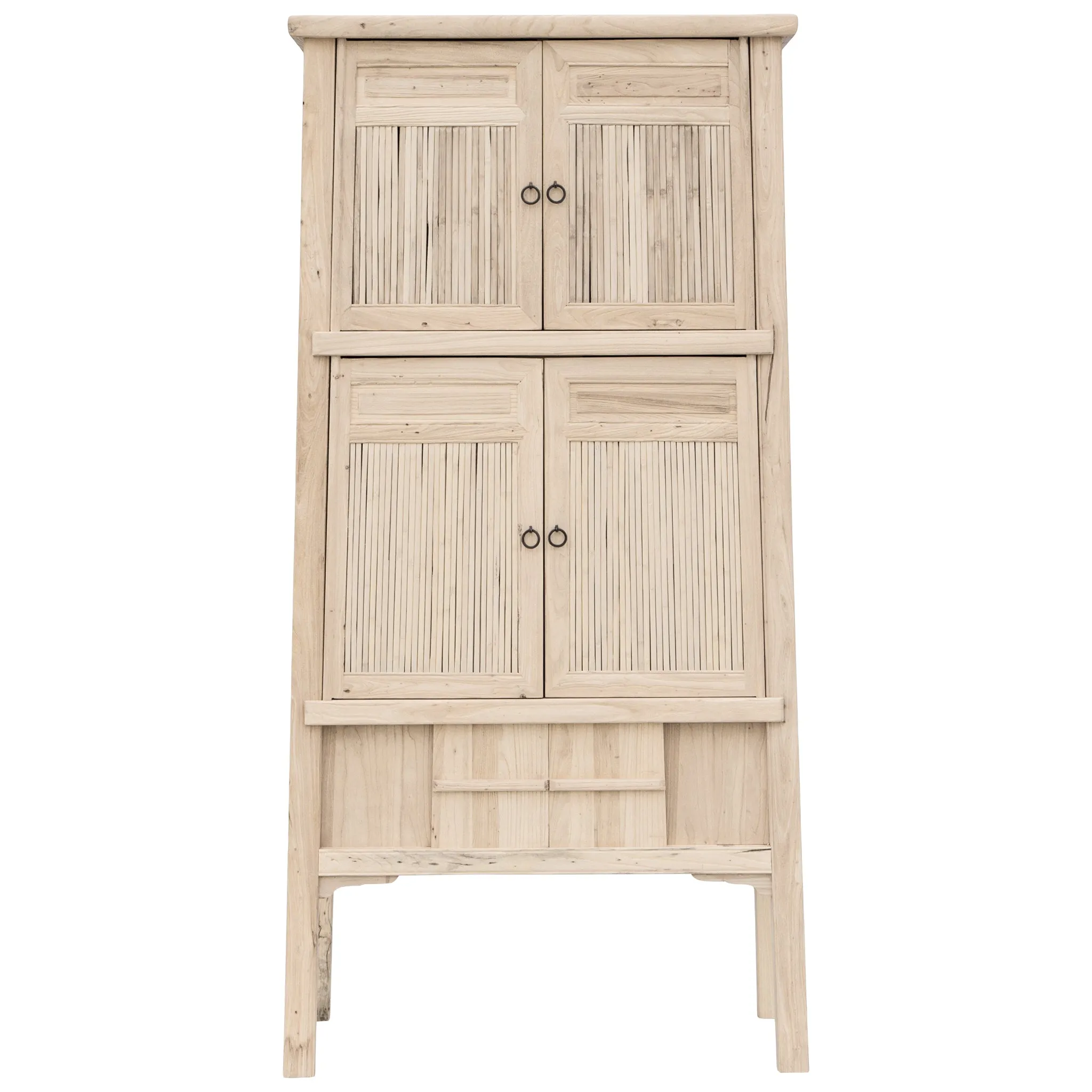 BAMBOO TALL CABINET | BLONDE