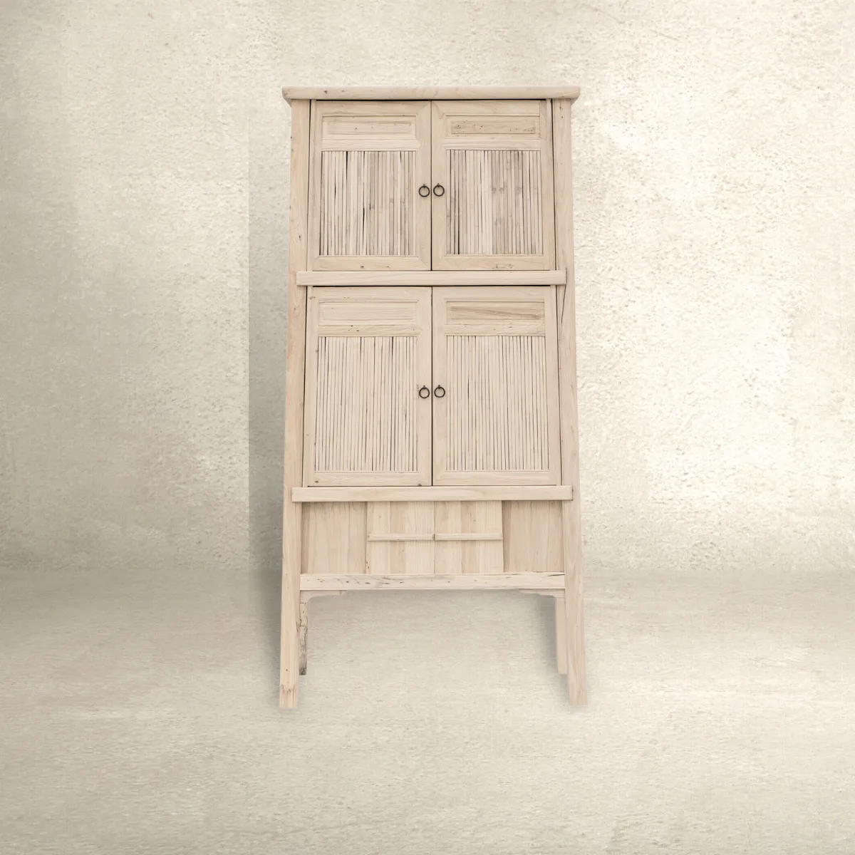 BAMBOO TALL CABINET | BLONDE