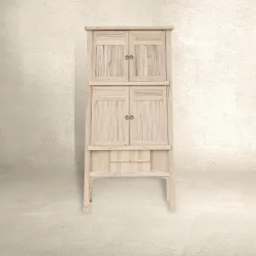 BAMBOO TALL CABINET | BLONDE