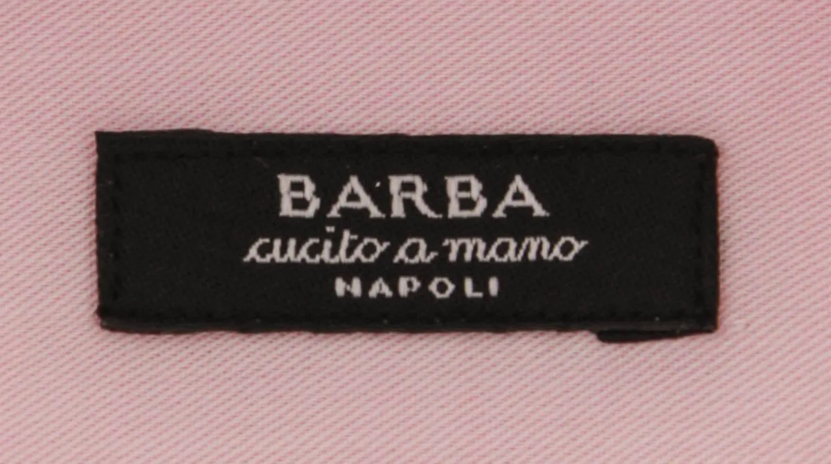 Barba Napoli Pink Shirt - Extra Slim