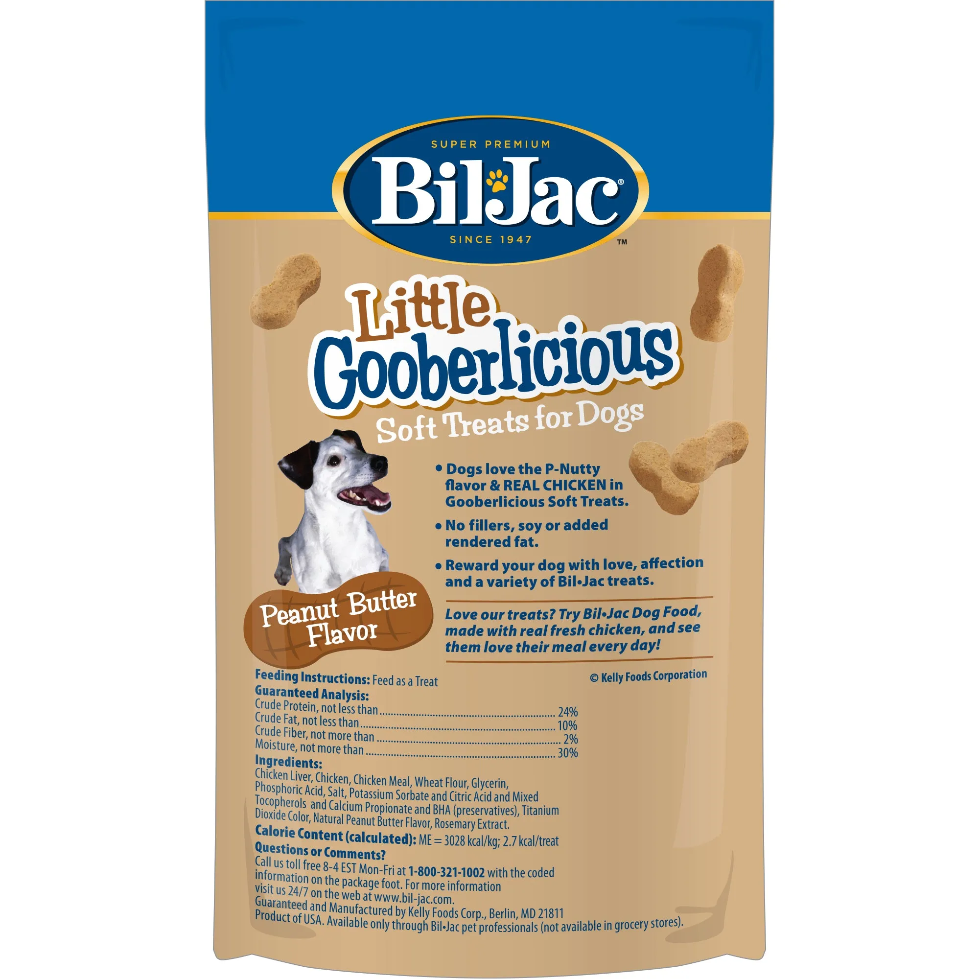 Bil-Jac 4 oz Little Gooberlicious Dry Dog Treat