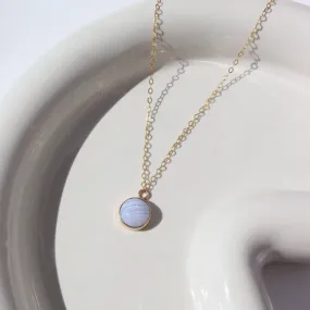 Blue Lace Agate Necklace