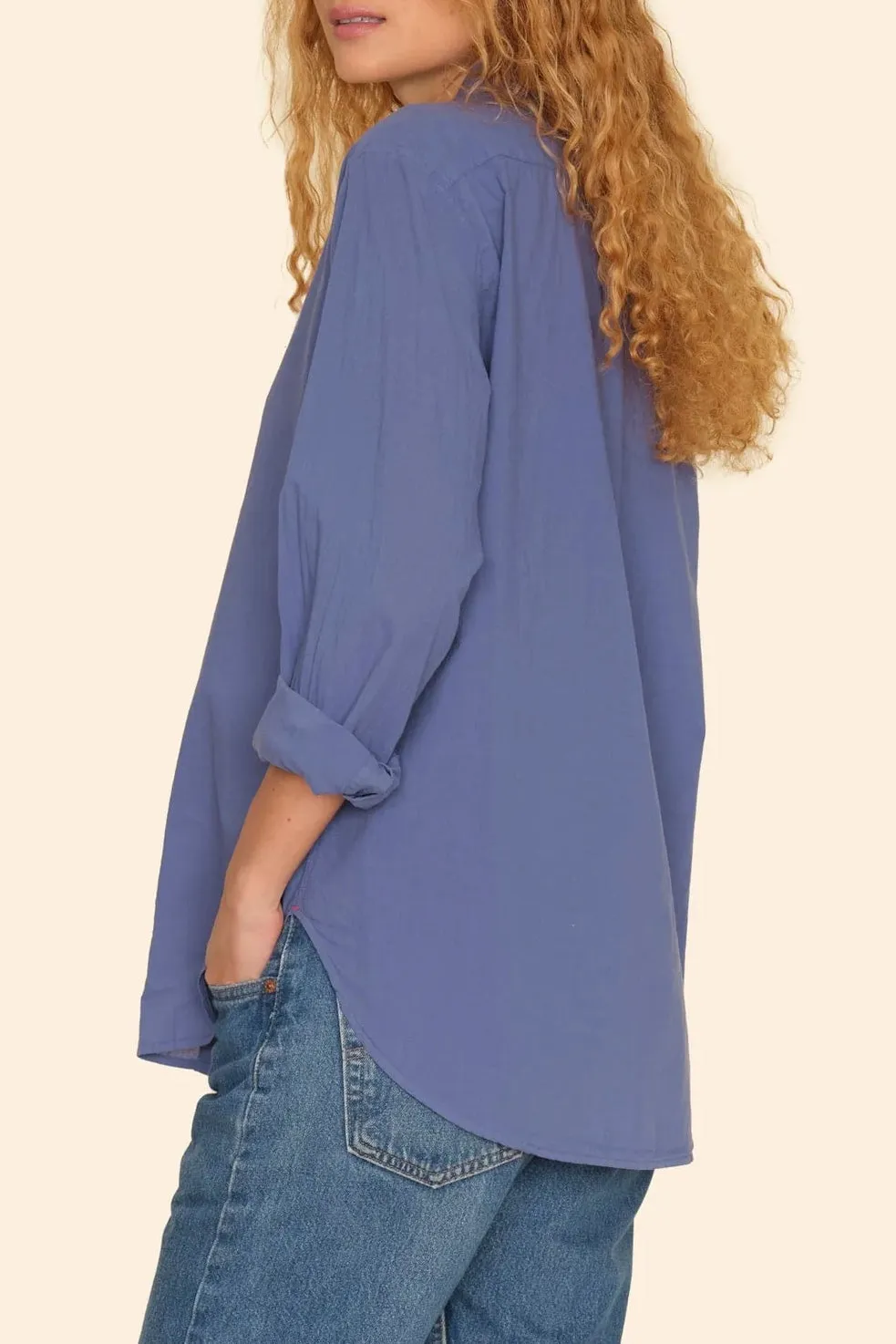 Bluse Beau in Marlin Blue