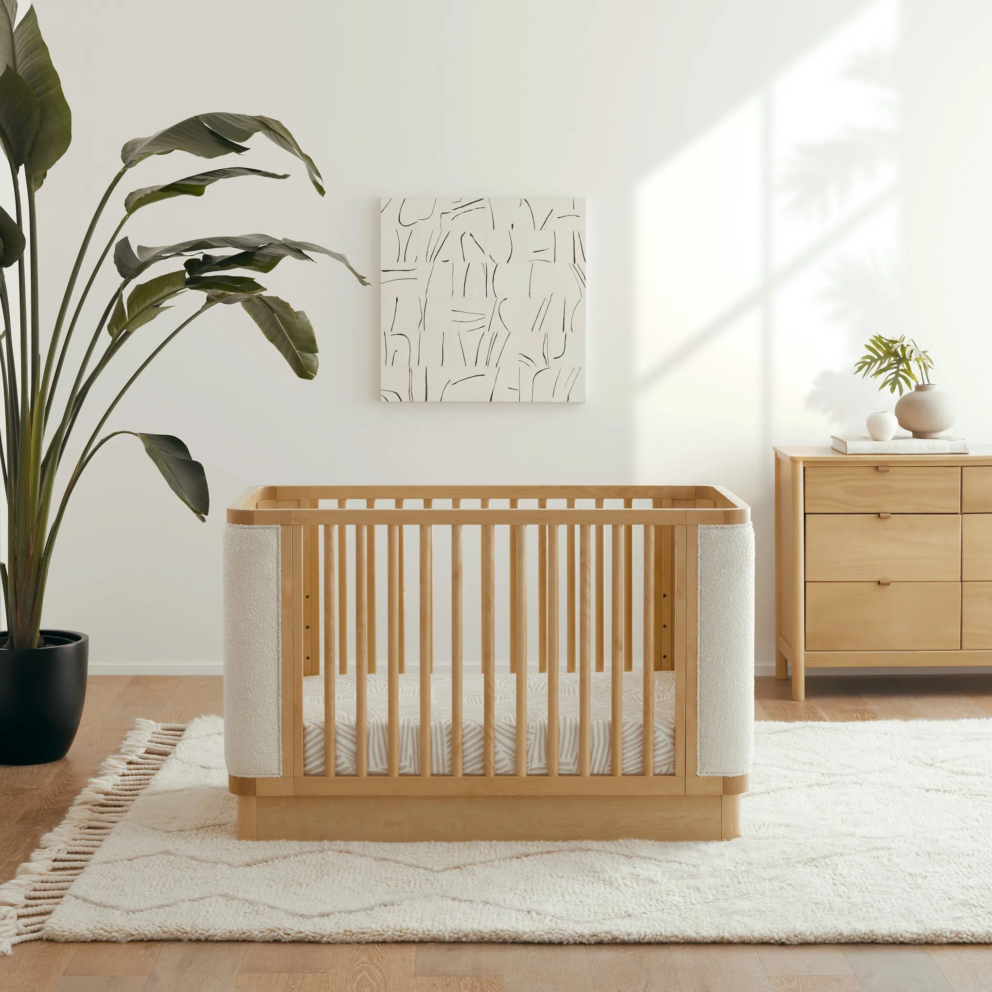 Bondi Boucle 4-in-1 Convertible Crib