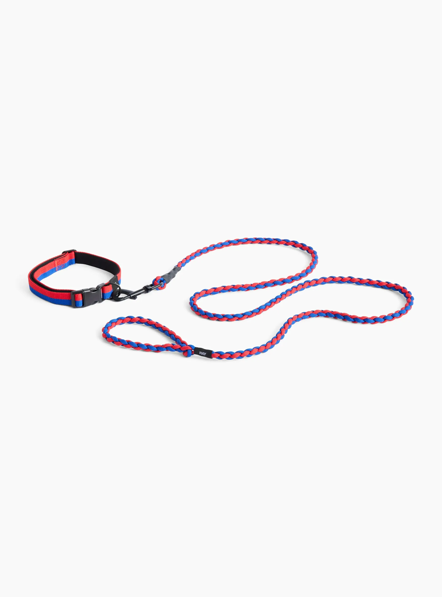 Braided Leash Blue/Red