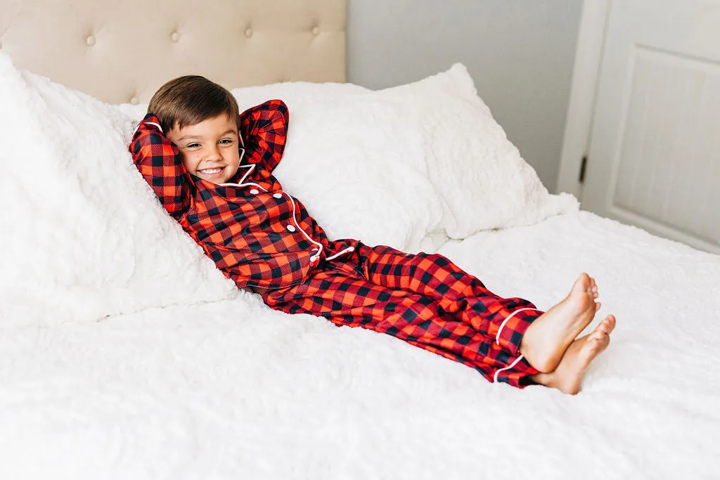 Buffalo Plaid - Button Down PJs