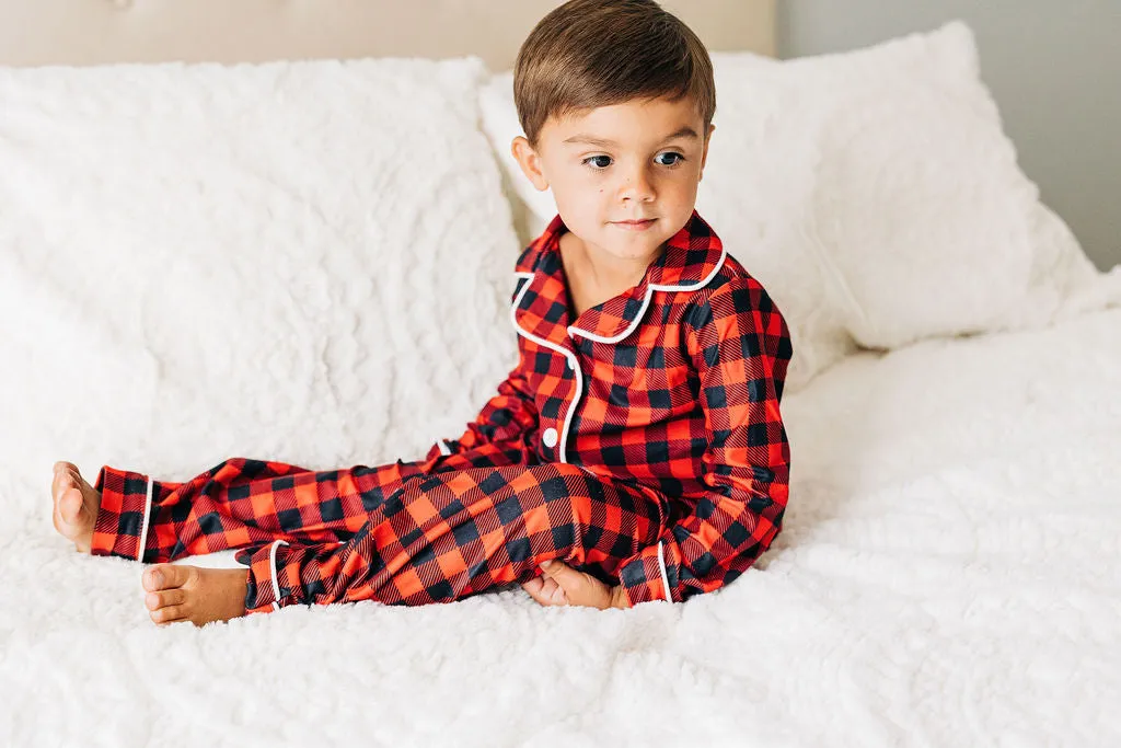 Buffalo Plaid - Button Down PJs