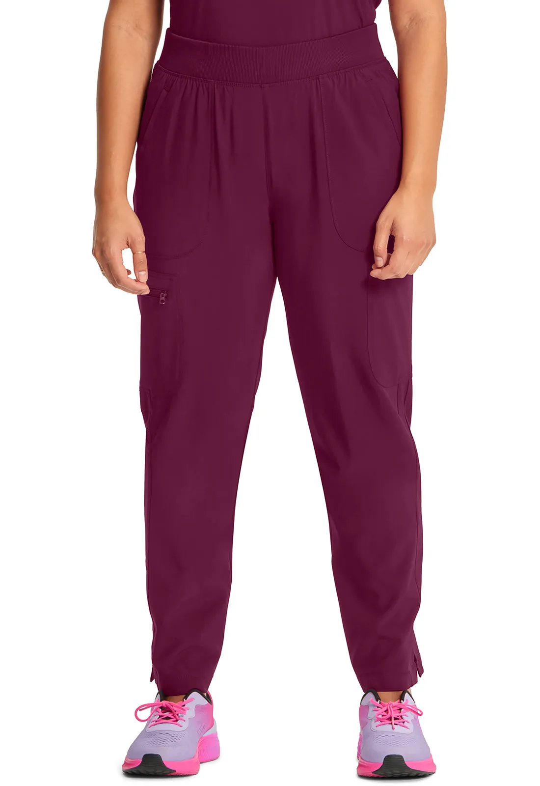 Cherokee Infinity Women's Mid Rise Tapered Leg Pull-on Scrub Pant CK065A