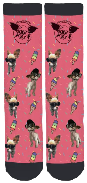 Chewie the Chi Summer Crew Socks