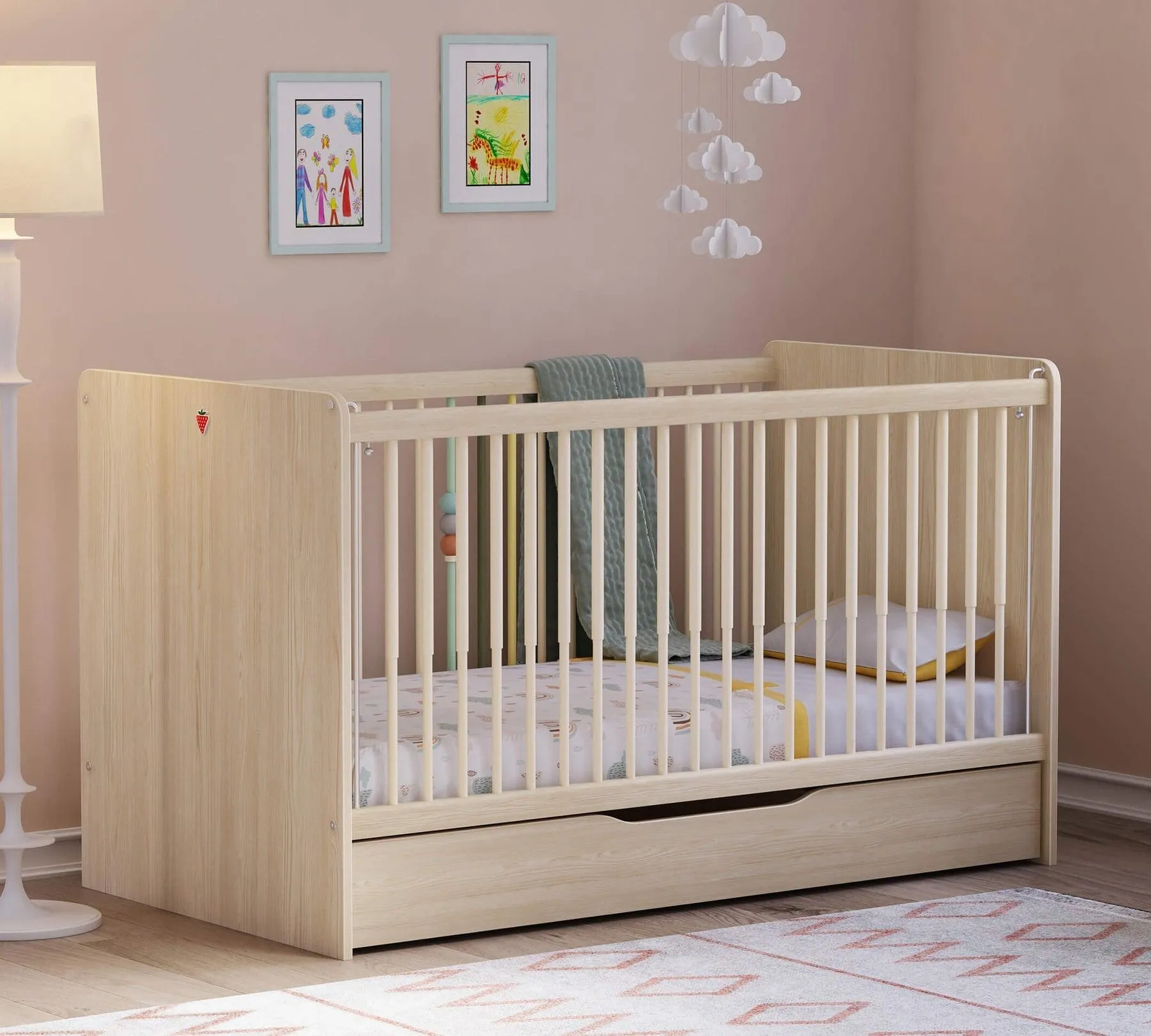 Cilek Montes Natural Bottom Drawer (Fits 70X140 Cm Cot)