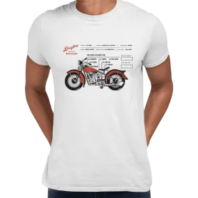 Coffee Roaster Hipster Harley Davidson Biking Columbia Coffee Beans T-Shirt