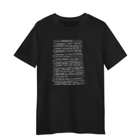 Condemnation Lyrics T-shirt Depeche Mode Music Synth-Pop Electronic Band Gift Idea Tee