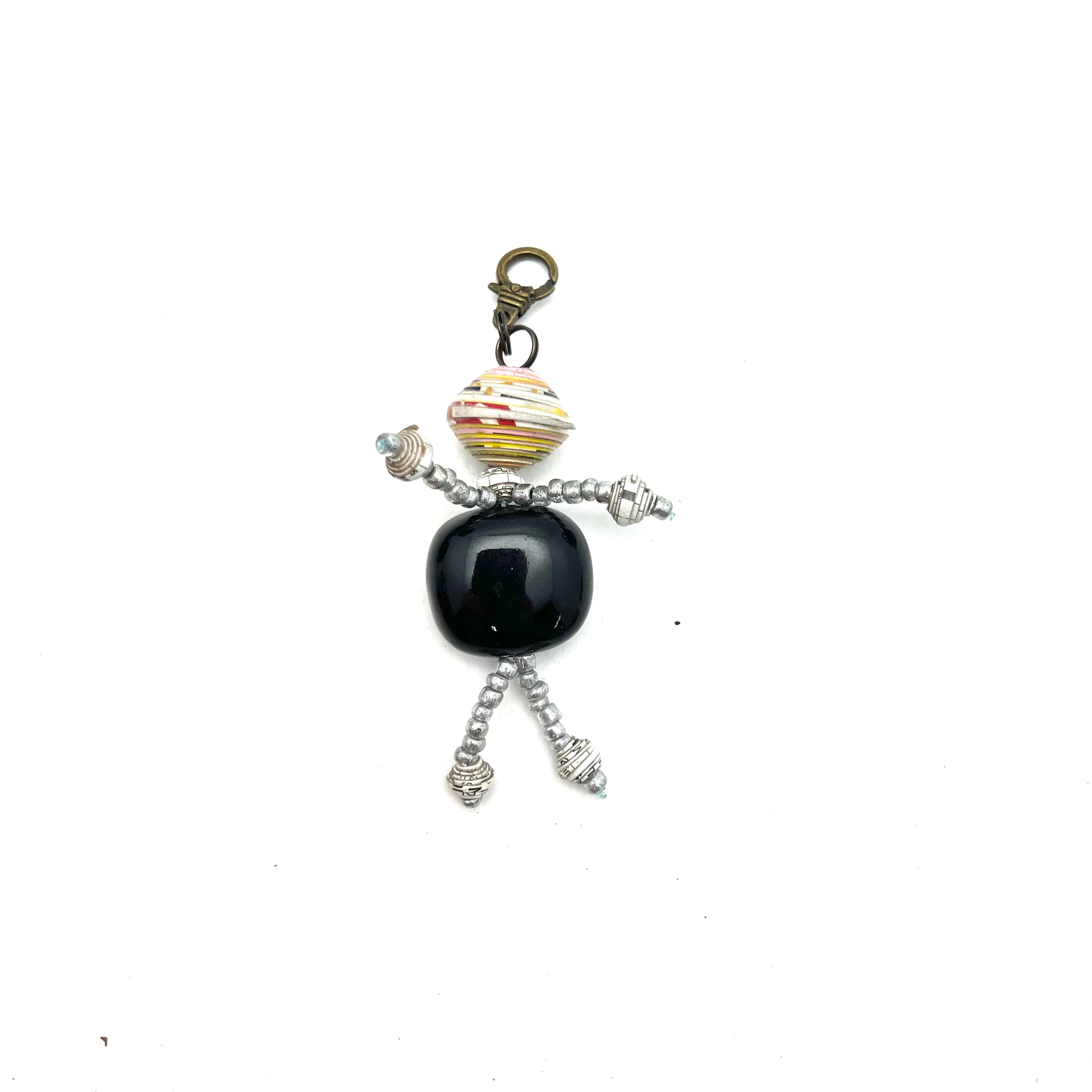 Dancing People Keychain