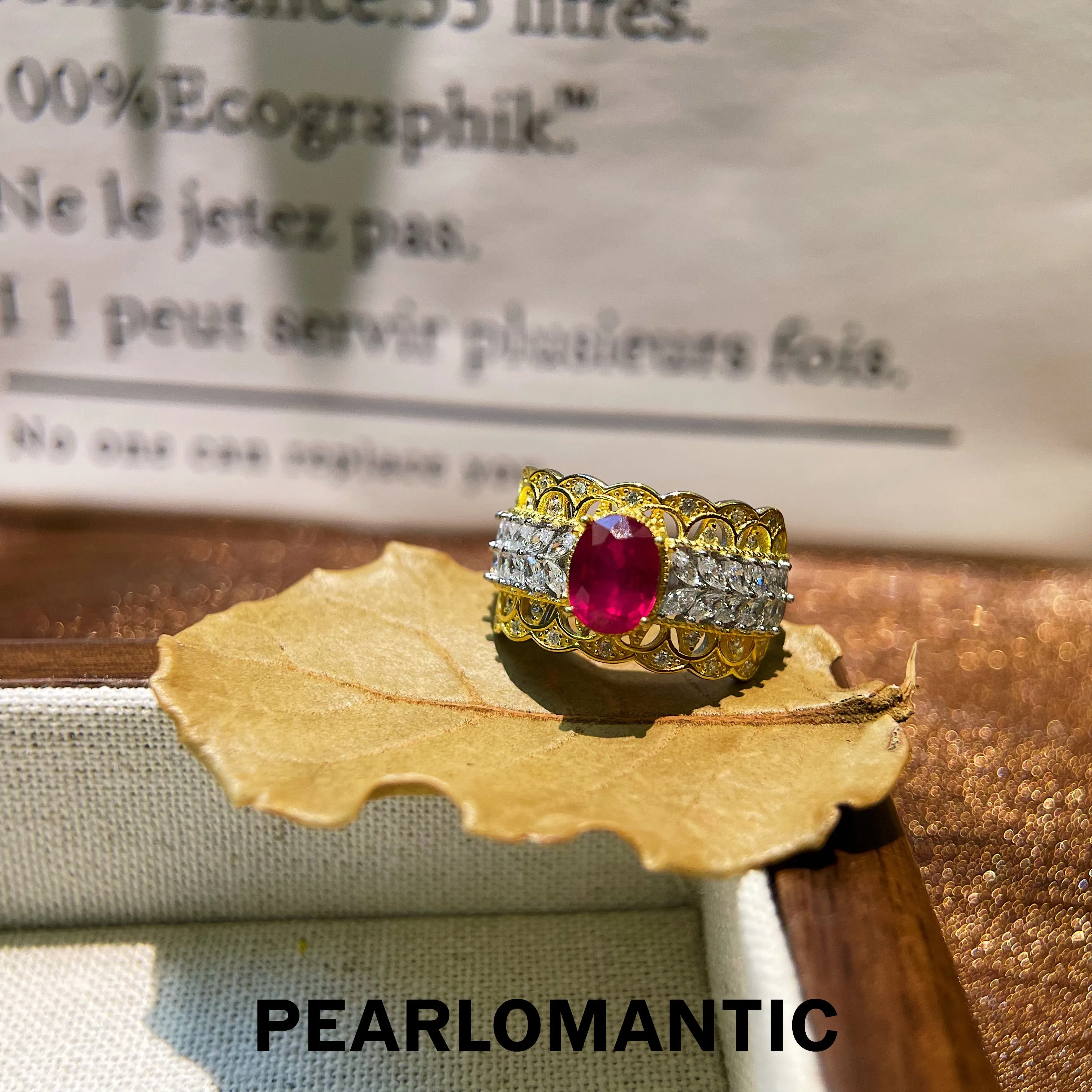 [Designer's Choice] Vintage Style S925 Silver 2ct Natural Ruby Adjustable Rings