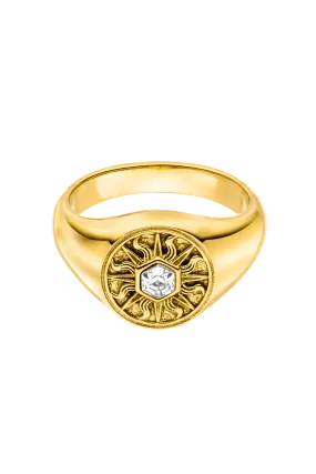 Dream Signature Ring 14K Gold Plated