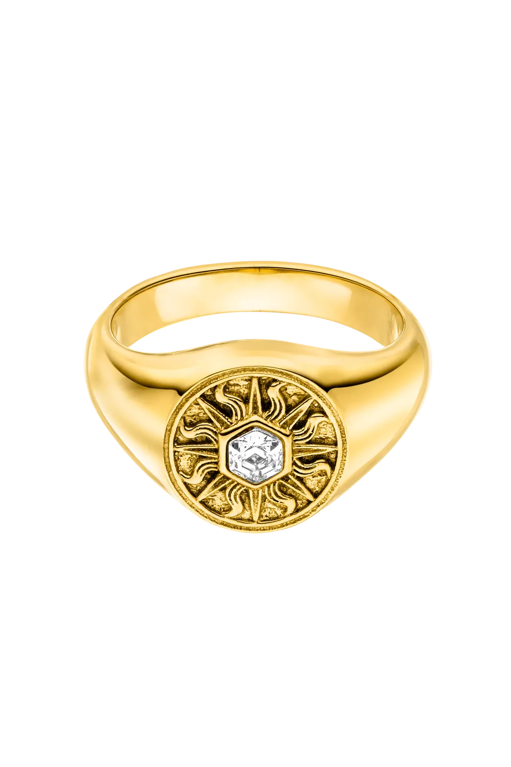 Dream Signature Ring 14K Gold Plated