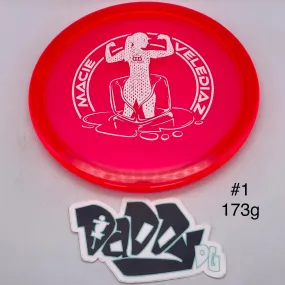 Dynamic Discs Lucid Ice Justice 2022 Team Series Macie Velediaz Stamped Midrage