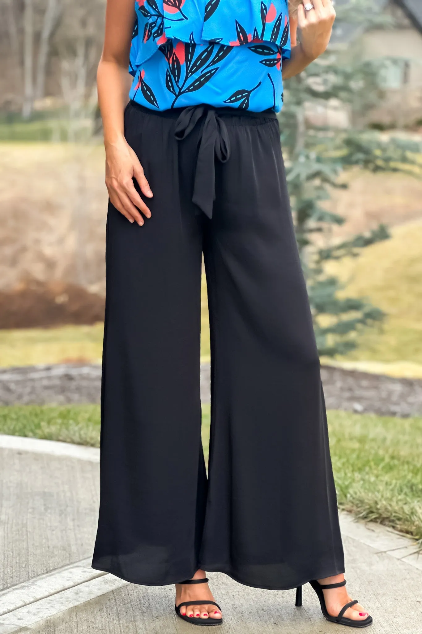 Enduring Wide Leg Pant : Ebony