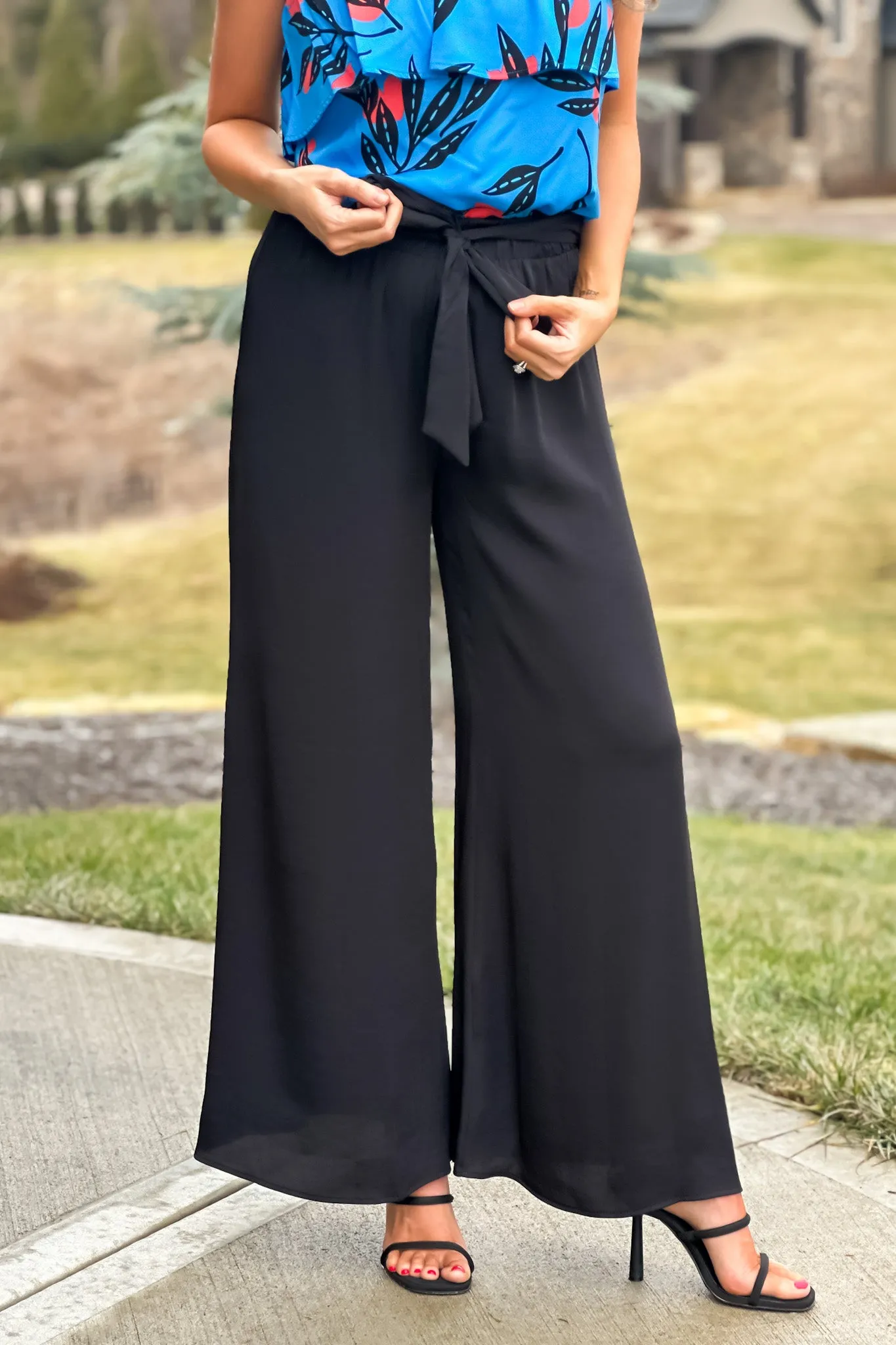 Enduring Wide Leg Pant : Ebony