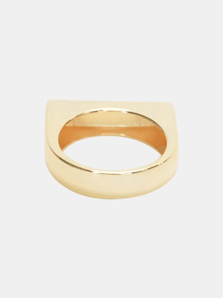 Federation Stay Gold Ring - 14K Gold Plated