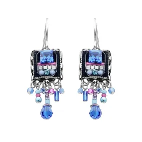 Firefly Mosaics Sapphire Milano Dangle Earrings