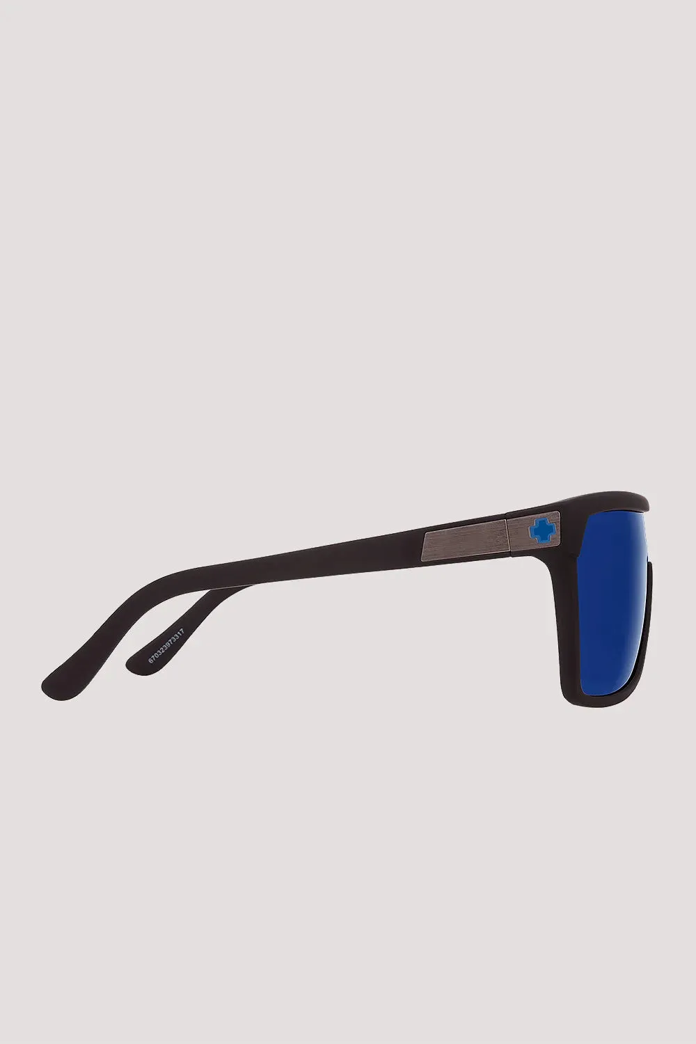 Flynn | Soft Matte Black | Blue Spectra