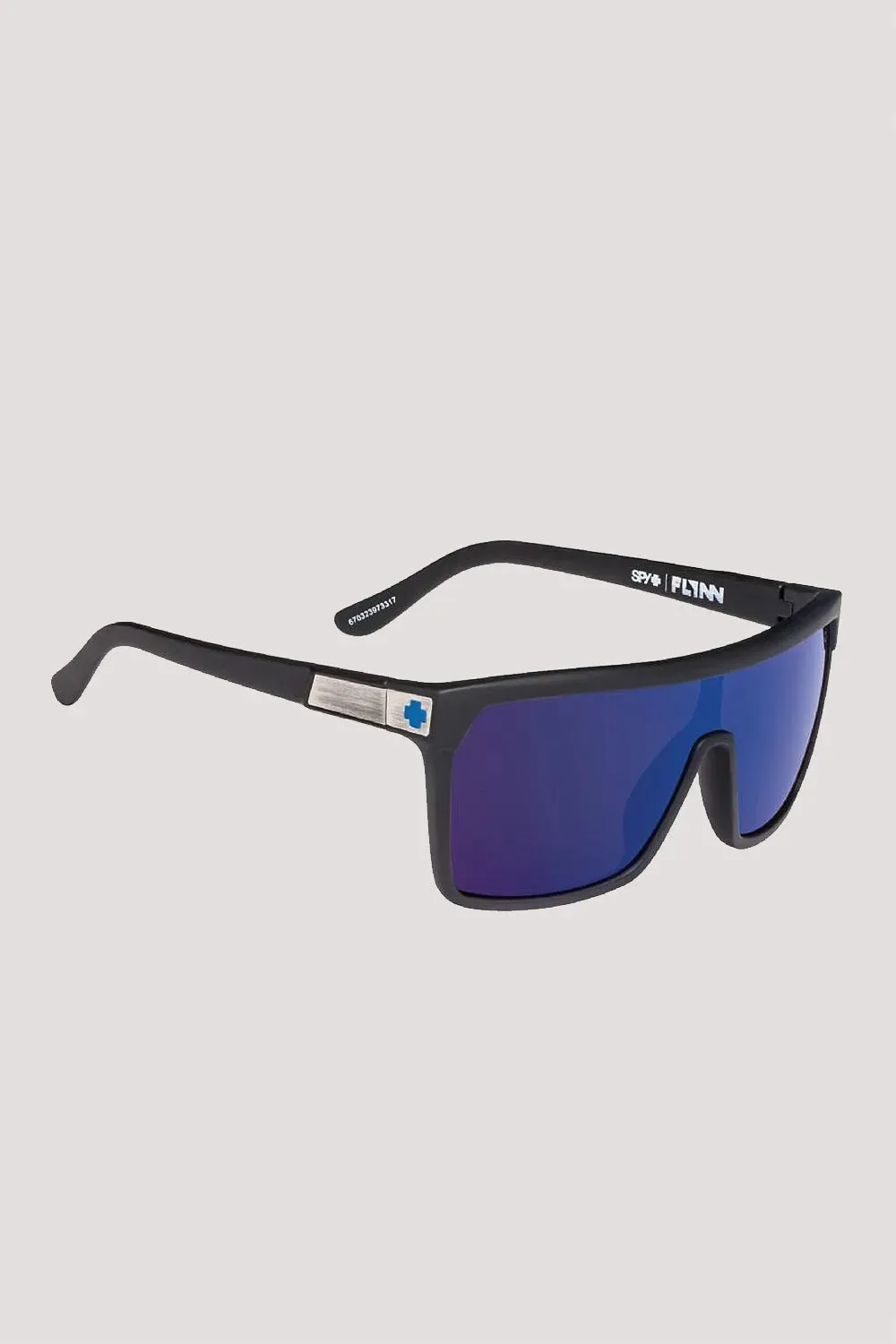 Flynn | Soft Matte Black | Blue Spectra