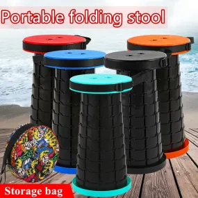 Folding Plastic Camping Stool