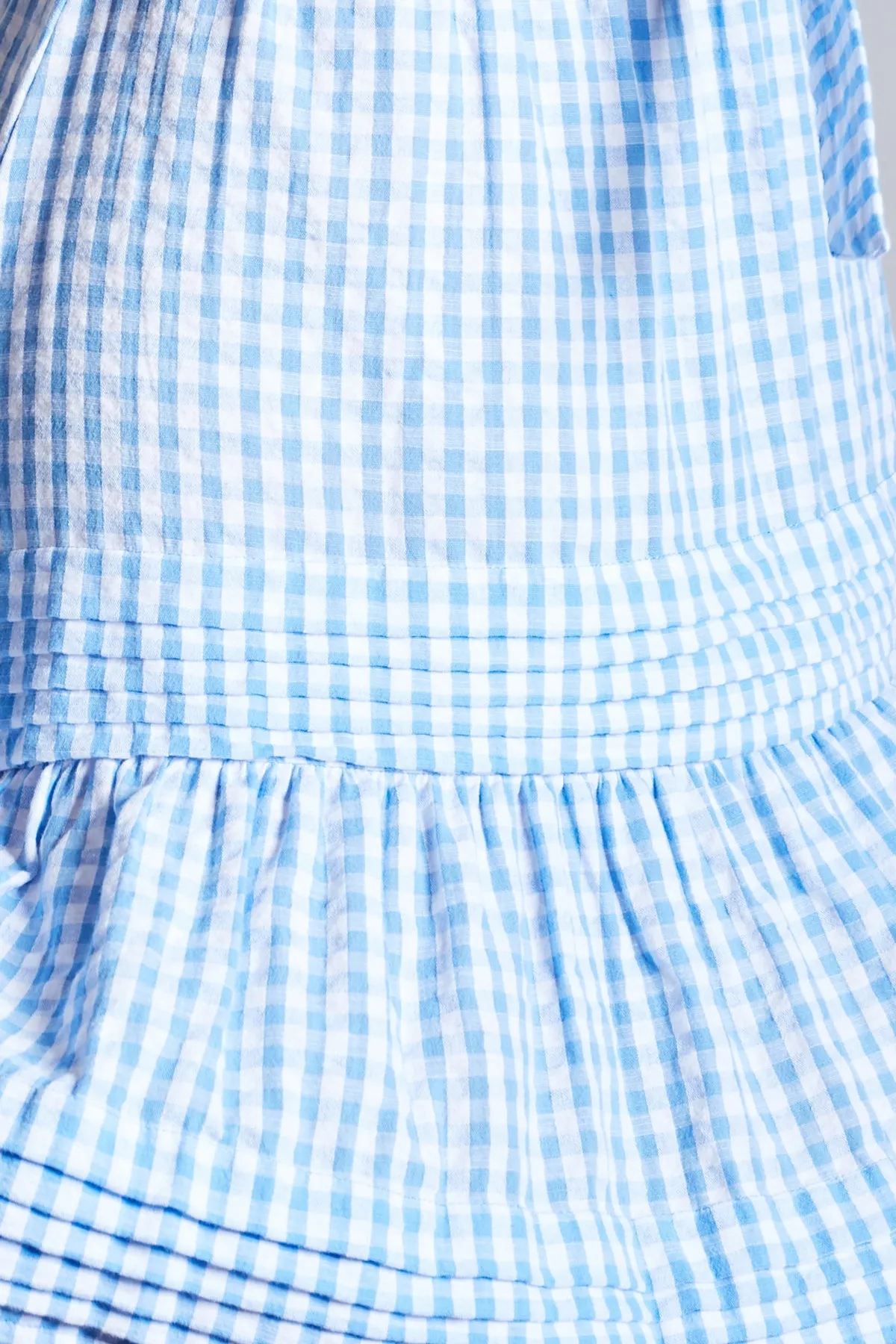 Frida Dress: Blue Check