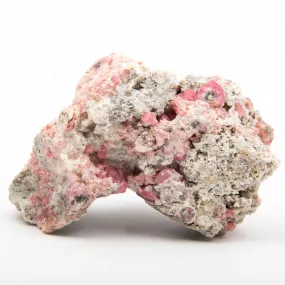 Garnet - Pink, Rough w/ Vesuvianite