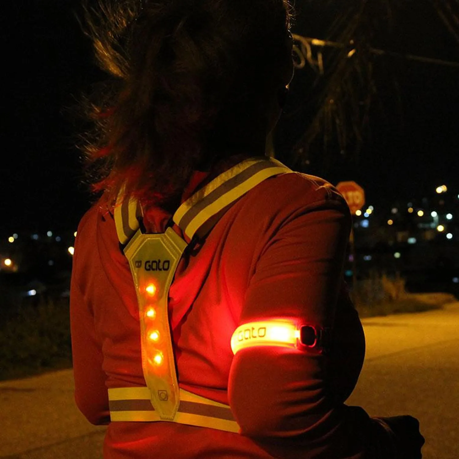 Gato Neon LED Running Armband