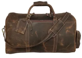 Genuine Buffalo Leather Duffel Bag