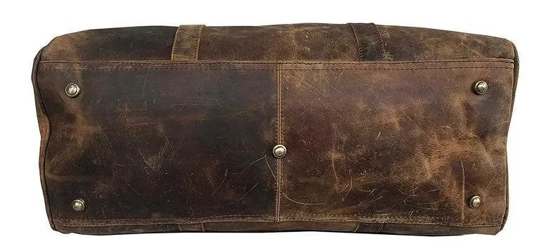 Genuine Buffalo Leather Duffel Bag