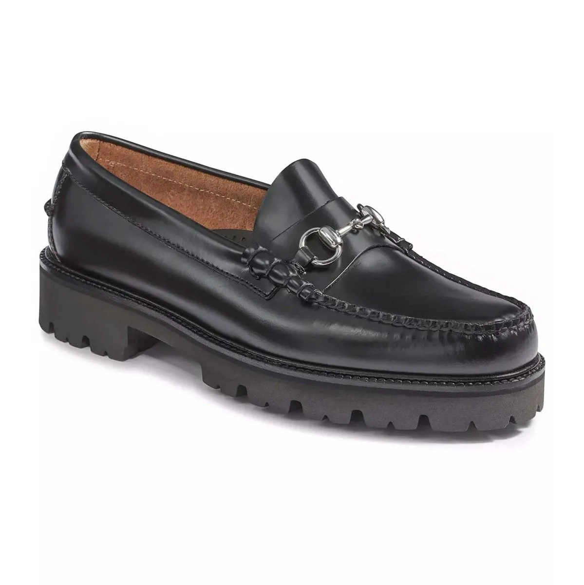 G.H. Bass Men's Lincoln Bit Lug WeeJun Black